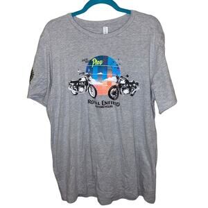 Royal Enfield Graphic Tee XL Motorcycle Tour Shirt Biker Streetwear‎